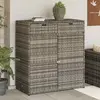 Image de vidaXL Armoire de rangement 105x55x113 cm - Gris