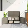 Image de Vidaxl Armoire de rangement jardin - Gris