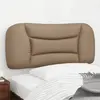 Image de vidaXL Coussin de tête de lit Hvar cappuccino 80 cm similicuir