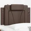 Image de vidaXL Coussin de tête de lit Viana marron 80 cm similicuir