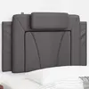 Image de vidaXL Coussin de tête de lit Viana gris 80 cm similicuir