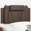 Image de vidaXL Coussin de tête de lit Viana marron 100 cm similicuir