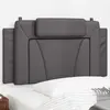 Image de vidaXL Coussin de tête de lit Viana gris 100 cm similicuir