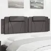 Image de vidaXL Coussin de tête de lit Viana gris 180 cm similicuir