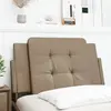 Image de vidaXL Coussin de tête de lit Zadar cappuccino 80 cm similicuir