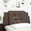 Image de vidaXL Coussin de tête de lit Zadar marron 100 cm similicuir