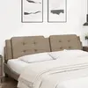 Image de vidaXL Coussin de tête de lit Zadar cappuccino 200 cm similicuir