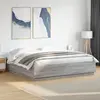 Image de vidaXL Cadre de lit sans matelas sonoma gris 180x200 cm