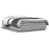 Image de vidaXL Cadre de lit sans matelas sonoma gris 160x200 cm