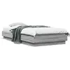 Image de vidaXL Cadre de lit sans matelas avec lumières LED 90x200 cm