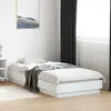 Image de vidaXL Cadre de lit sans matelas blanc 100x200 cm bois d'ingénierie