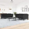 Image de VIDAXL Ensemble de canapés 2 pcs - Noir Velours