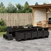Image de VIDAXL Ensemble 15 pcs - Noir