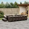 Image de VIDAXL Ensemble à manger de jardin et coussins 17 pcs