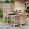 Image de VIDAXL Ensemble à manger de jardin 5 pcs - Beige