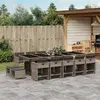 Image de vidaXL Ensemble à manger de jardin - Résine tressée