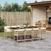 Image de vidaXL Ensemble à manger de jardin - Beige