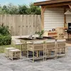 Image de VidaXL Ensemble 11pcs beige