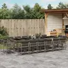 Image de vidaXL Ensemble de jardin - 17 pcs avec coussins