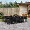 Image de vidaXL Ensemble à manger de jardin 11 pcs