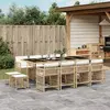 Image de VIDAXL Ensemble à manger de jardin 13 pcs - Beige