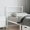 Image de vidaXL Tête de lit de remplacement métal blanc 80 cm