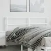 Image de vidaXL Tête de lit de remplacement métal blanc 150 cm