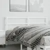 Image de vidaXL Tête de lit de remplacement métal blanc 160 cm