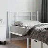 Image de vidaXL Tête de lit de remplacement métal blanc 100 cm