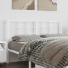 Image de vidaXL Tête de lit de remplacement métal blanc 135 cm