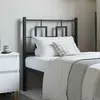 Image de vidaXL Tête de lit de remplacement métal noir 75 cm