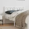 Image de vidaXL Tête de lit de remplacement métal blanc 120 cm