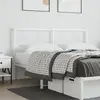 Image de vidaXL Tête de lit de remplacement métal blanc 160 cm