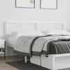 Image de vidaXL Tête de lit de remplacement métal blanc 180 cm