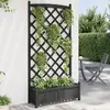 Image de vidaXL Jardinière Treillis Bois