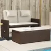 Image de vidaXL Banc inclinable marron
