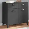 Image de vidaXL Buffet VIKEN - Gris anthracite