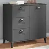 Image de vidaXL Buffet VIKEN 80x40x80 cm - Gris anthracite