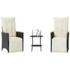 Image de vidaXL Ensemble de bistro 3 pcs