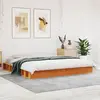 Image de vidaXL Cadre de lit sans matelas cire marron 180x200cm bois pin massif