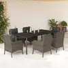 Image de vidaXL Ensemble 7 pcs coussins - Gris