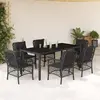 Image de Ensemble à manger vidaXL - Noir