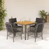 Image de vidaXL Ensemble à manger de jardin 5 pcs