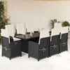 Image de VIDAXL 9pcs coussins noir