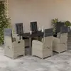 Image de VidaXL Ensemble à Manger Jardin 7 Pcs