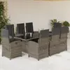 Image de vidaXL - Gris Poly rotin