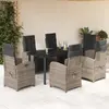 Image de VIDAXL Ensemble à manger de jardin 7 pcs - Gris rotin