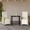 Image de VidaXL Ensemble de bistro 3 pcs - Résine tressée beige