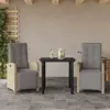 Image de vidaXL Ensemble de Bistro 3 pcs - Beige