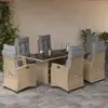 Image de vidaXL Ensemble à manger de jardin 7 pcs
